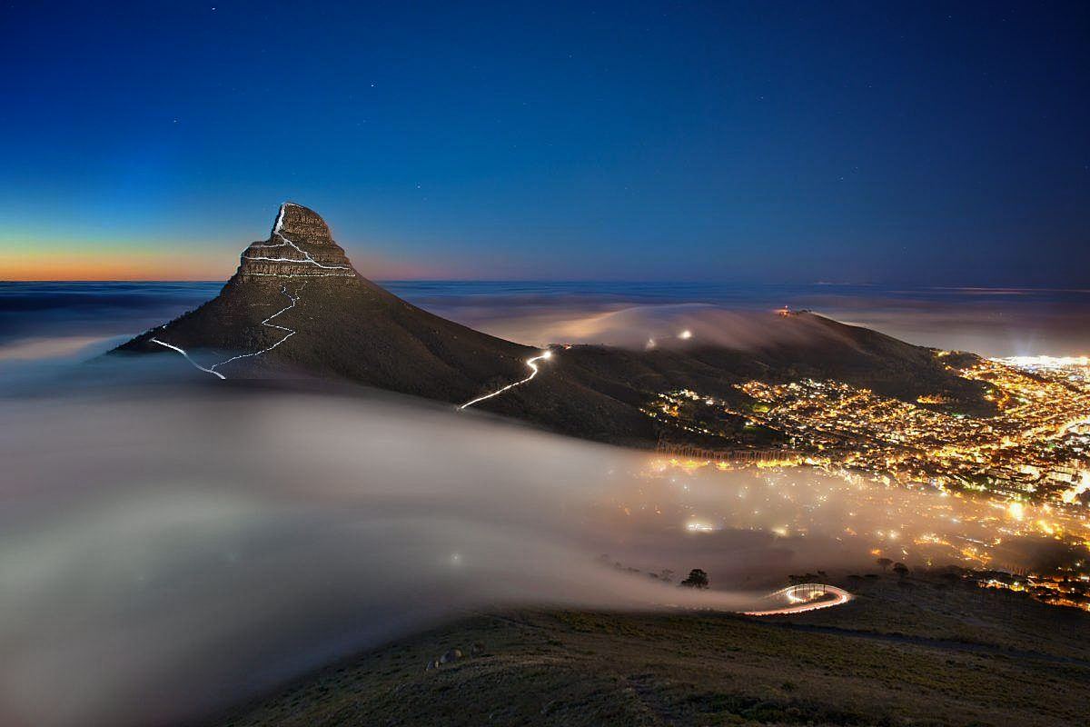 Mountain journey in the Cape landscape